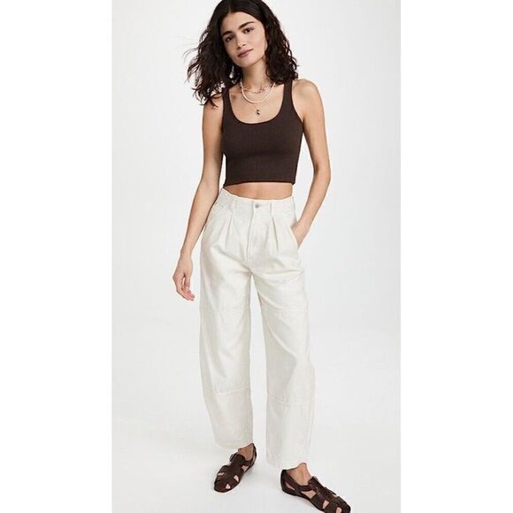 NWT CITIZENS OF HUMANITY HADLEY CURVED SURPLUS PANT IN FROTH - Picture 3 of 4